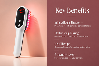 Infrared Red Electric Scalp Massager