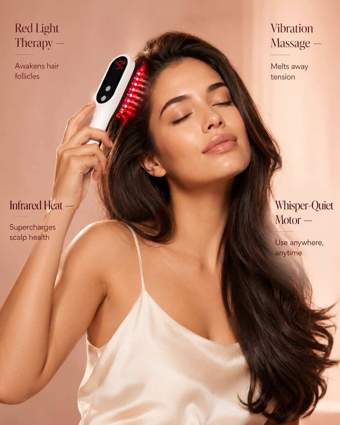 Infrared Red Electric Scalp Massager